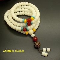 默奢 白玉菩提根手串 6*8MM 10024005286275