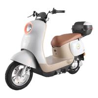 ZUB 五星钻豹 电动摩托车 72V20AH天能电池电瓶车1200W电机长续航电动车G5 极致银/奶油橙