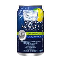 Asahi/朝日砧板 0糖0卡0酒精 无醇酒 <深夜安享>柚子沙瓦 0糖0卡0酒精 350ml