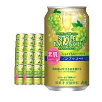 Asahi/朝日砧板 0糖0卡0酒精 霞多丽气泡酒 350ml*24罐*1箱