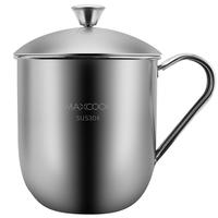 美厨 MAXCOOK食品级304不锈钢水杯办公商务杯啤酒杯果汁杯冷饮杯牛奶杯茶杯
