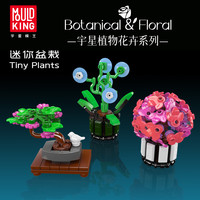 MOULD KING 宇星模王 花卉植物系列 24116 迷你盆栽(211颗粒)