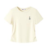 SPAO 刺绣 女士短袖T恤