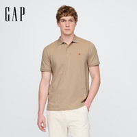 Gap/盖璞 小熊刺绣 男士Polo衫