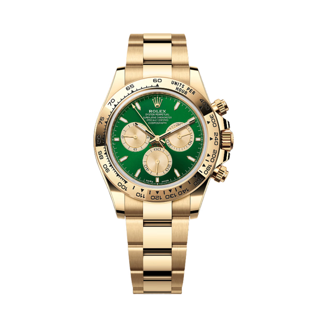 ROLEX 迪通拿 绿金迪 机械机芯100米防水 绿色表盘瑞表40mm
