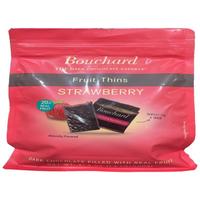 爱顿博格（AnthonBerg）bouchard比利时黑巧克力夹心水果薄片草莓味600g零食情人