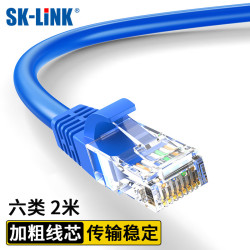 SK-LINK 六类网线  CAT6类千兆 2米