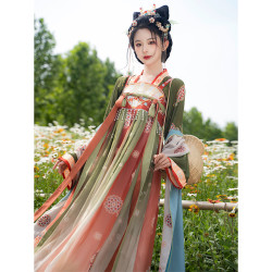 恋霜 扇中芳华 女士汉服 LS-SZFH