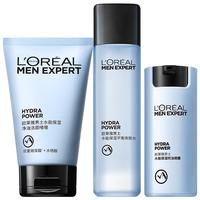 L'OREAL PARIS 巴黎欧莱雅 男士水能保湿套装(洁面啫喱100ml+爽肤水130ml+凝露50ml)