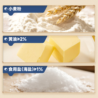 比比赞 海盐苏打饼干 400g
