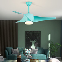 明灯汇 52-627 复古风扇灯 吊扇灯 变光+遥控