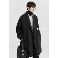 伯爵卓尔牦牛绒羊毛混纺双面呢大衣男中长款通勤外套2024秋冬 P441739 燕麦奶 2XL 185