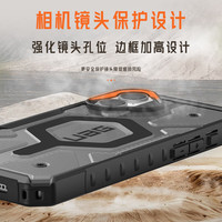 UAG 防摔耐磨 iPhone16Plus手机壳 透明灰 PU+PC