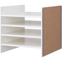 宜家（IKEA）KALLAX卡莱克抽屉柜配件家用杂物收纳储物柜家用 插件带四搁板白色33x33 厘米
