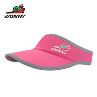 WONNY 蜗牛马拉松跑步空顶帽遮阳帽鸭舌帽速干男女户外运动防晒吸汗夜跑