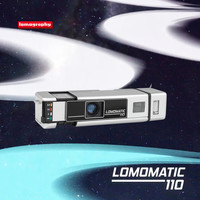 乐魔 Lomomatic 110 自动玻璃镜头胶片相机 银河特别版（不含电池胶卷） 含闪光灯
