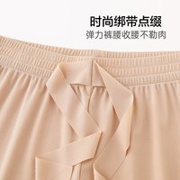 欧迪芬(Ordifen)家居服休闲睡衣亲肤透气柔软顺滑短袖长裤套装女XH3777O 【XH3775】亚褐色 L