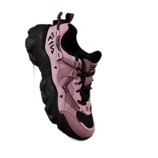 FILA 斐乐女鞋FLUID 5猫爪休闲鞋时尚复古运动鞋女鞋 奶白/浪漫紫-GO 38