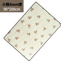 柒木林 户外加厚彩膜防潮垫 katong 4mm厚 小熊90*200厘米