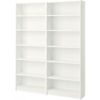 宜家（IKEA）BILLY毕利客厅书柜书房置物架儿童书籍文件收纳书架落地 白色160x28x202cm