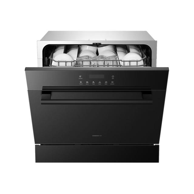 老板 星辰系列W60B01A灶下可装 13套灶下洗碗机 热风烘干 0菌认证 涡轮强排除渣 家用快速洗