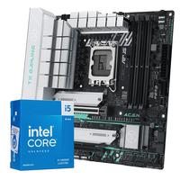 英特尔（Intel） 第14代 i5 14600KF 14400F华硕B760Z790主板CPU套装 华硕TX B760M WIFI D4天选 I5 14600KF盒装