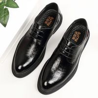 巴图腾 BaTTM 男士真皮商务休闲鞋
