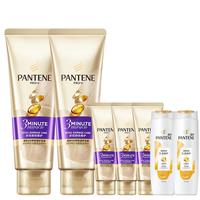 PANTENE潘婷护发素3分钟奇迹多效损伤修护 抵御干枯分叉损伤三分钟 180ml*2+40ml*3+80ml*2 潘婷