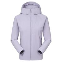 MONTANE盟泰恩CIMA HOODIE四向弹防风软壳衣 高弹耐磨抗撕裂透湿轻暖外套 LAVENDER 藤萝紫（女款） XS