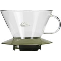 卡丽塔(Kalita) 日本kalita卡丽塔蛋糕滤杯咖啡滤杯咖啡壶套装器具过滤杯滴漏式 185蛋糕滤杯(军绿色)