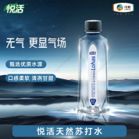 悦活 弱碱性苏打水 388ml×12瓶整箱装 优质天然无糖苏打水