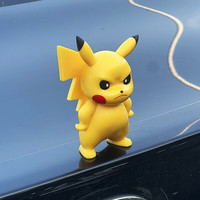 裕骅 生气皮卡丘摆件 无痕胶贴