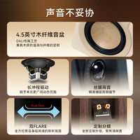 【国补20%】DALI达尼KUPID 丘比特HIFI无源音箱桌面客厅音响 乌木黑