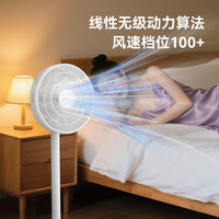 慕物 电风扇家用大风量 7叶基础款+不带充电头