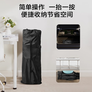 京东京造 14脚加固折叠床 单人午休陪护床