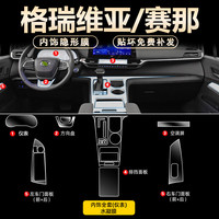 达珀德 24款丰田赛那格瑞维亚中控导航屏幕钢化膜塞纳改装内饰保护贴膜 不带导航