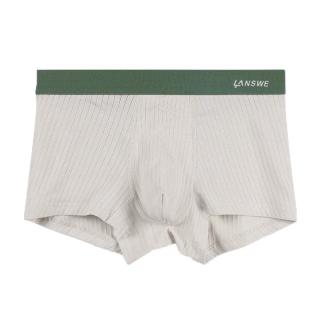 浪莎 10A抗菌男士内裤男纯棉透气男生大码短裤 4条 2XL （120-140斤）