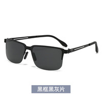 博利良品 偏光太阳眼镜墨镜男士防晒开车专用司机护目镜偏光黑灰片 偏光黑灰片