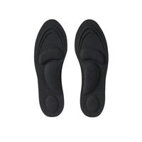 ELEFT屈臣氏4D海绵支撑行走鞋垫透气男女吸汗 黑色升级款 男款 黑色升级款 男款39-44