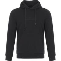 壁克峰经典百搭 男士黑色加绒连帽卫衣