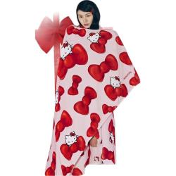 野兽派家居 Hello Kitty法兰绒盖毯双面绒感沙发空调毯午睡毯