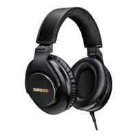 SHURE 舒尔 SRH840A 专业录音头戴式监听耳机 40mm动圈钕驱动单元 人体工学封闭隔音设计 黑金配色