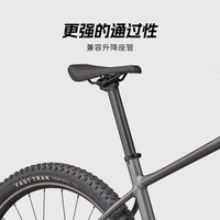 SPECIALIZED闪电 CHISEL HT XC 铝合金越野硬尾减震山地自行车12速液压碟刹 烟灰色/光泽柏油黑色 L