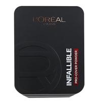 巴黎欧莱雅L'OREAL PARIS 欧莱雅（L'OREAL）持妆粉饼 遮瑕定妆控油持久不易脱妆 恒放溢彩无瑕干湿两用粉饼 320#自然色