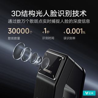 云米 2A Pro 人脸识别 智能门锁