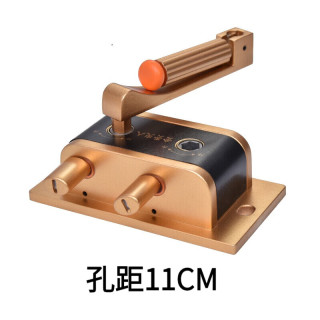 虞萌馨迪晾衣架手动 晾衣架阳台手摇 手动晾衣架手摇家用升降晾衣架升降器 香槟金母婴手摇9.5cm孔距高4m用