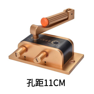虞萌馨迪晾衣架手动 晾衣架阳台手摇 手动晾衣架手摇家用升降晾衣架升降器 幻夜黑双杆推拉款9.5cm安装孔距