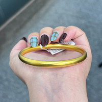 爱一 IBELOVE 足金999 古法泥鳅背黄金手镯 25g