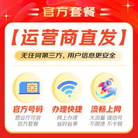 中国联通(UNICOM)流量卡19元全国通用长期不限速移动电话卡纯上网手机卡校园非无限永久5G套餐
