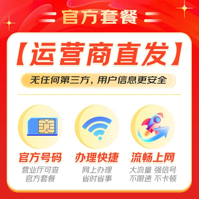 中国联通（UNICOM）流量卡19元全国通用长期不限速移动电话卡纯上网手机卡校园非无限永久5G套餐